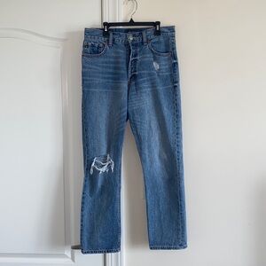 Aeropostale 90s super high rise straight jeans